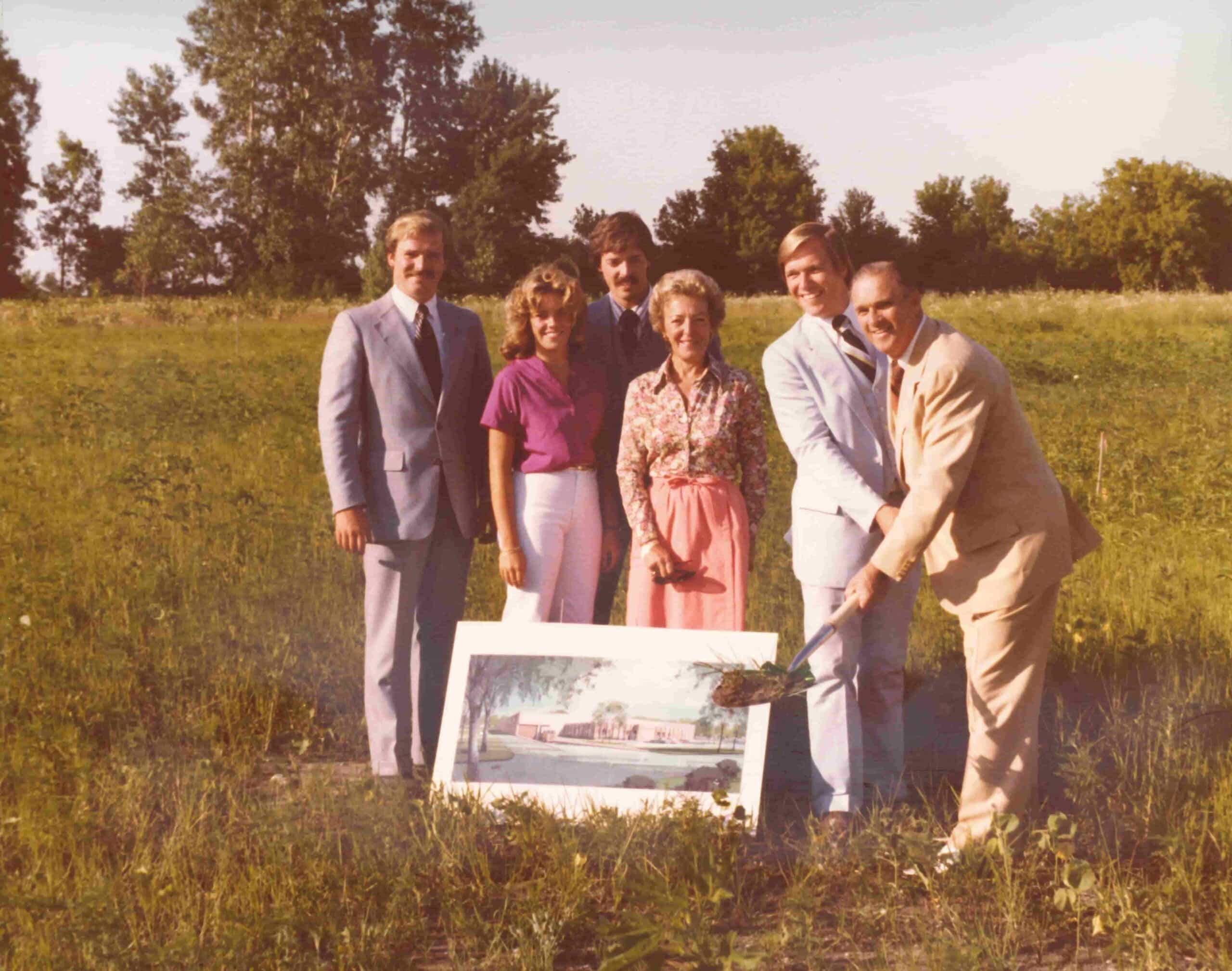 breaking ground